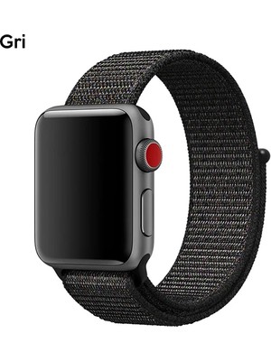 Ethab Ticaret Ally Apple Watch 7-8 41MM 6-5-4 40MM Nylon Loop Spor Kayış Kordon 3-2-1 38MM-(5775 - GL002V-7LLJH