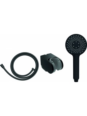 Yks Siyah Duş Seti Lüx