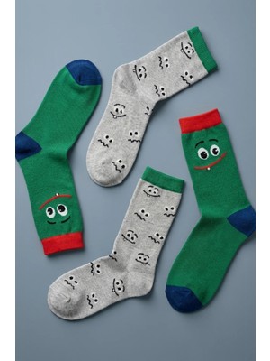 Katia & Bony Göz Desenli Çocuk Soket Çorap