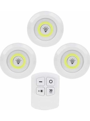 Ethab Ticaret Kablosuz Pilli Işıldak  Masa Lambası Mutfak Tezgah Altı Banyo Dolabı Dolap Iç - GL002V-7MEFD