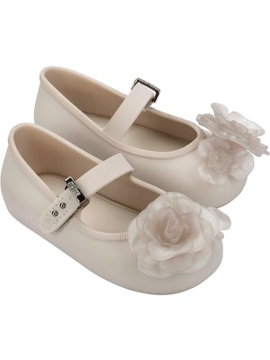 Melissa Soft Ballerina Cırtlı Ayakkabı - Bej