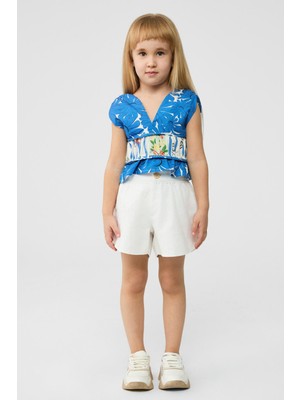 Tyess Bg Store Kız Çocuk Desenli Bluz