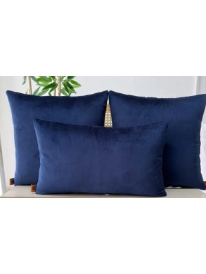 Elanora Home Dekoratif Kırlent Kılıfı,yüksek Kaliteli Kadife Kumaş,,3’lü Set