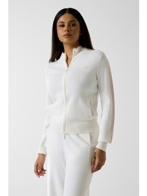 Guess Kadın Gabry Aktif Sweatshirt - Krem