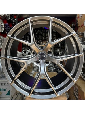R1 WHEELS 5*120*19*8.5-9.5 ET35-37 ÖN ARKA HYPER BLACK BBS FI-R JANT TAKIMI
