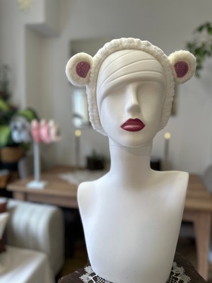 GveG Tasarım Peluş Kulak Detaylı Saç Bandı