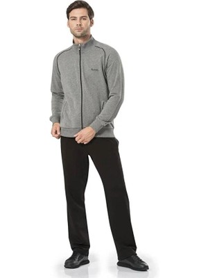 Pierre Cardin Erkek %100 Pamuklu Fermuarlı ve Cepli 2 Iplik Eşofman Takım