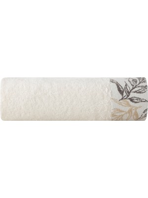 Mudo Home MONA EKRU LEAF YÜZ HAVLUSU 50X80