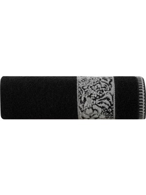 Mudo Home WILD SİYAH YÜZ HAVLUSU 50X80