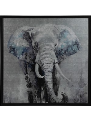 Mudo Home ELEPHAS ÇERÇEVELİ TABLO 100X100 CM