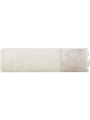 Mudo Home ELORA EKRU YÜZ HAVLUSU 50X80 CM