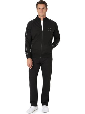 Pierre Cardin Erkek %100 Pamuklu Fermuarlı ve Cep Detaylı 2 Iplik Eşofman Takım