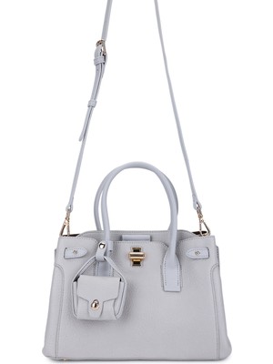 Tamer Tanca Kadın Suni Deri Gri El Çantası 921 27307 Bn Cnt Y26 Grı