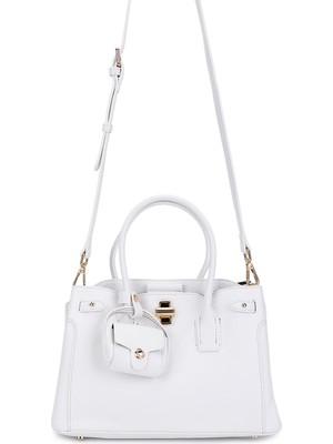 Tamer Tanca Kadın Suni Deri Beyaz El Çantası 921 27307 Bn Cnt Y26 Beyaz