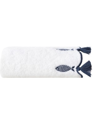 Mudo Home MARIN PISCES PÜSKÜLLÜ EL HAVLUSU 30X50 CM