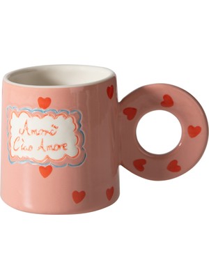 Mudo Home LISMORE KUPA PEMBE 14 CM