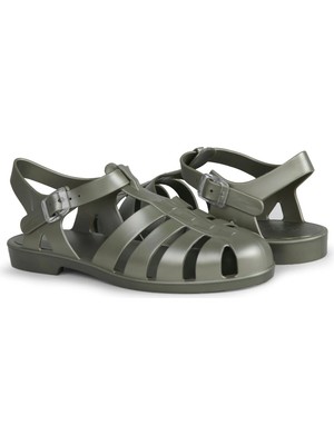 Igor 36-40 Numara Arası Bıarrıtz Metal Sandalet - Yeşil