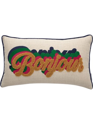 Mudo Home BONJOUR KIRLENT RENKLİ 30X50 CM