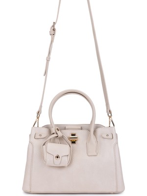 Tamer Tanca Kadın Suni Deri Bej El Çantası 921 27307 Bn Cnt Y26 Bej