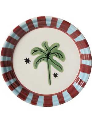 Mudo Home LISMORE SERVİS TABAĞI BORDO 25 CM