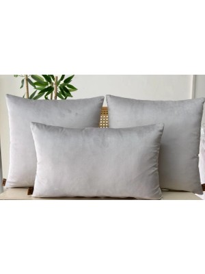 Elanora Home Dekoratif Kırlent Kılıfı,yüksek Kaliteli Kadife Kumaş,,3’lü Set