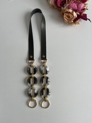 ZG Hobi Aksesuar Örgü çantalar için Suni Derili Akrilik Askı