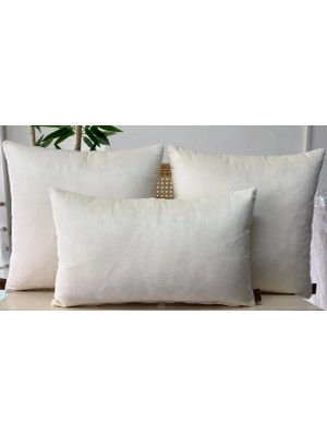 Elanora Home Dekoratif Kırlent Kılıfı,yüksek Kaliteli Kadife Kumaş,,3’lü Set