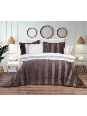 Hobby Nirvana Yatak Örtüsü Seti Kahve