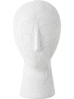 Mudo Home MODERN BEYAZ  BİBLO 12X15X24 CM