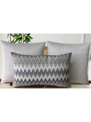 Elanora Home Dekoratif Kırlent Kılıfı,yüksek Kaliteli Dokuma Kumaş,,3’lü Set