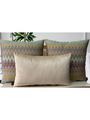 Elanora Home Dekoratif Kırlent Kılıfı,yüksek Kaliteli Dokuma Kumaş,,3’lü Set