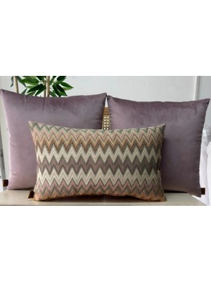 Elanora Home Dekoratif Kırlent Kılıfı,yüksek Kaliteli Dokuma Kumaş,,3’lü Set