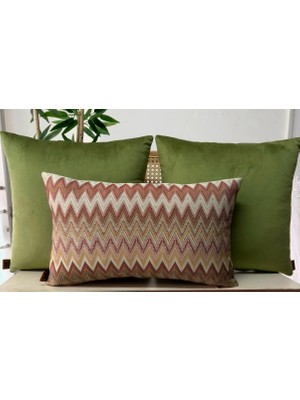 Elanora Home Dekoratif Kırlent Kılıfı,yüksek Kaliteli Dokuma Kumaş,,3’lü Set