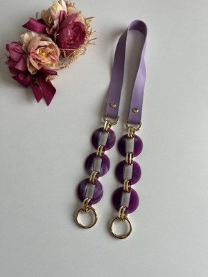 ZG Hobi Aksesuar Örgü çantalar için Suni Derili Akrilik Askı