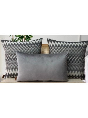 Elanora Home Dekoratif Kırlent Kılıfı,yüksek Kaliteli Dokuma Kumaş,,3’lü Set