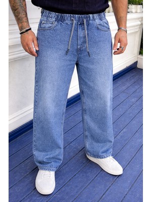 Damga Erkek Jogger Premium Comfort Lacivert Baggy Pantolon