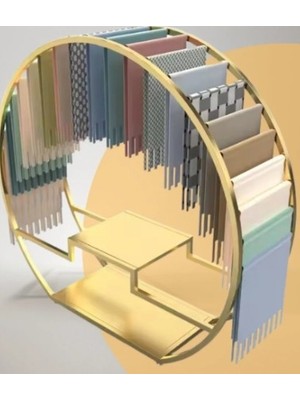 Md Vitrin Dekorasyon Lüks Şal Standı - Şal Askılığı