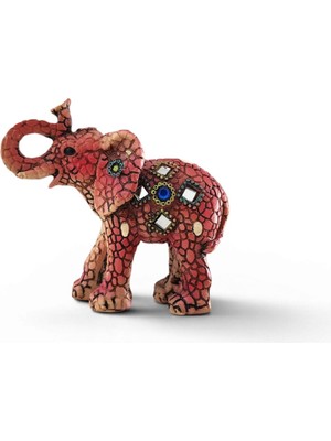 Hedea Polyester Aynalı Fil Küçük Endonezya