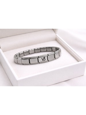 Karahanbey Çelik Nomination Bileklik Oğlak Burcu | Paslanmaz Çelik Burç Bilekliği | Dayanıklı Takı