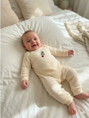 tinytrends %100 Pamuk Erkek 3-6-9 Ay Yenidoğan Hediyelik Bebek Tulum