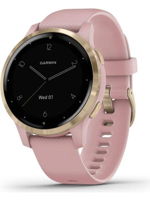 Garmin Vivo 4s, Smaller-Sized Gps Özellikler Müzik, Body Energy Watch, Animation Workouts, Pulse Ox Sensörleri ve Daha Fazlası, Işıklı Pembe Band