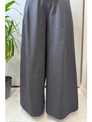 Clande Bol Paça Palazzo Pantolon Siyah 2601-1013