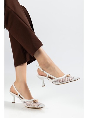 Suins Shoes Suins Sion Model Kadın Toka Detaylı Topuklu Abiye Ayakkabı