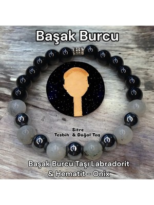Başak Burcu Doğal Taş Bileklik
