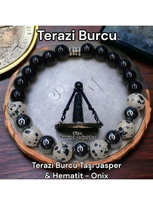 Terazi Burcu Doğal Taş Bileklik