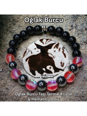 Oğlak Burcu Doğal Taş Bileklik
