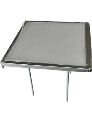 Moemi 60×60 cm Gri Katlanabilir Masa Çok Amaçlı–balkon, Bahçe,kamp & Piknik Masası– Hafif Taşınabilir