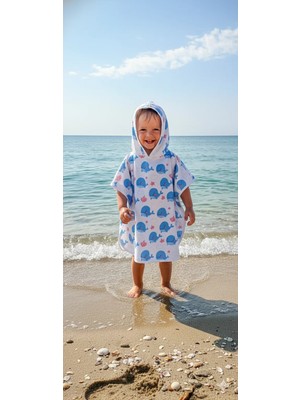 O&G Collection Sevimli Balinalar Müslin Panço