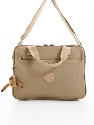 Sanmorris 3027 Unisex Krinkıl Suya Dayanıklı Laptop Bölmeli Evrak ve Laptop Çantası