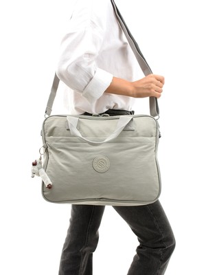 Sanmorris 3027 Unisex Krinkıl Suya Dayanıklı Laptop Bölmeli Evrak ve Laptop Çantası